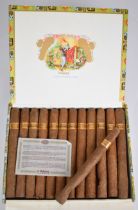 Twenty five Romeo y Julieta Churchill Cuban cigars, in box PLEASE NOTE ALL ALCOHOL & TOBACCO ITEMS