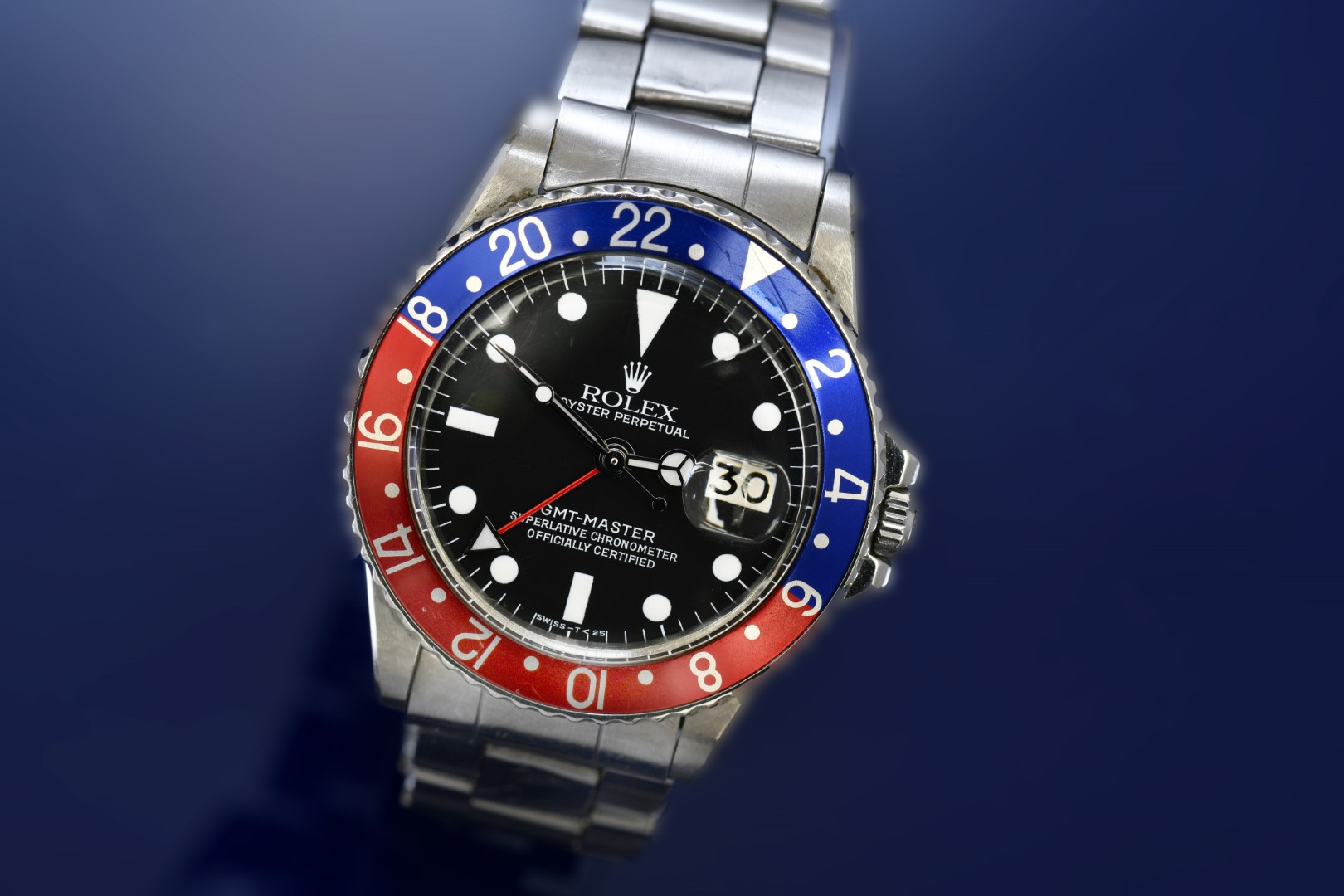 Rolex Oyster Perpetual GMT Master gentleman's automatic wristwatch ref. 1675 with date aperture, - Image 2 of 8