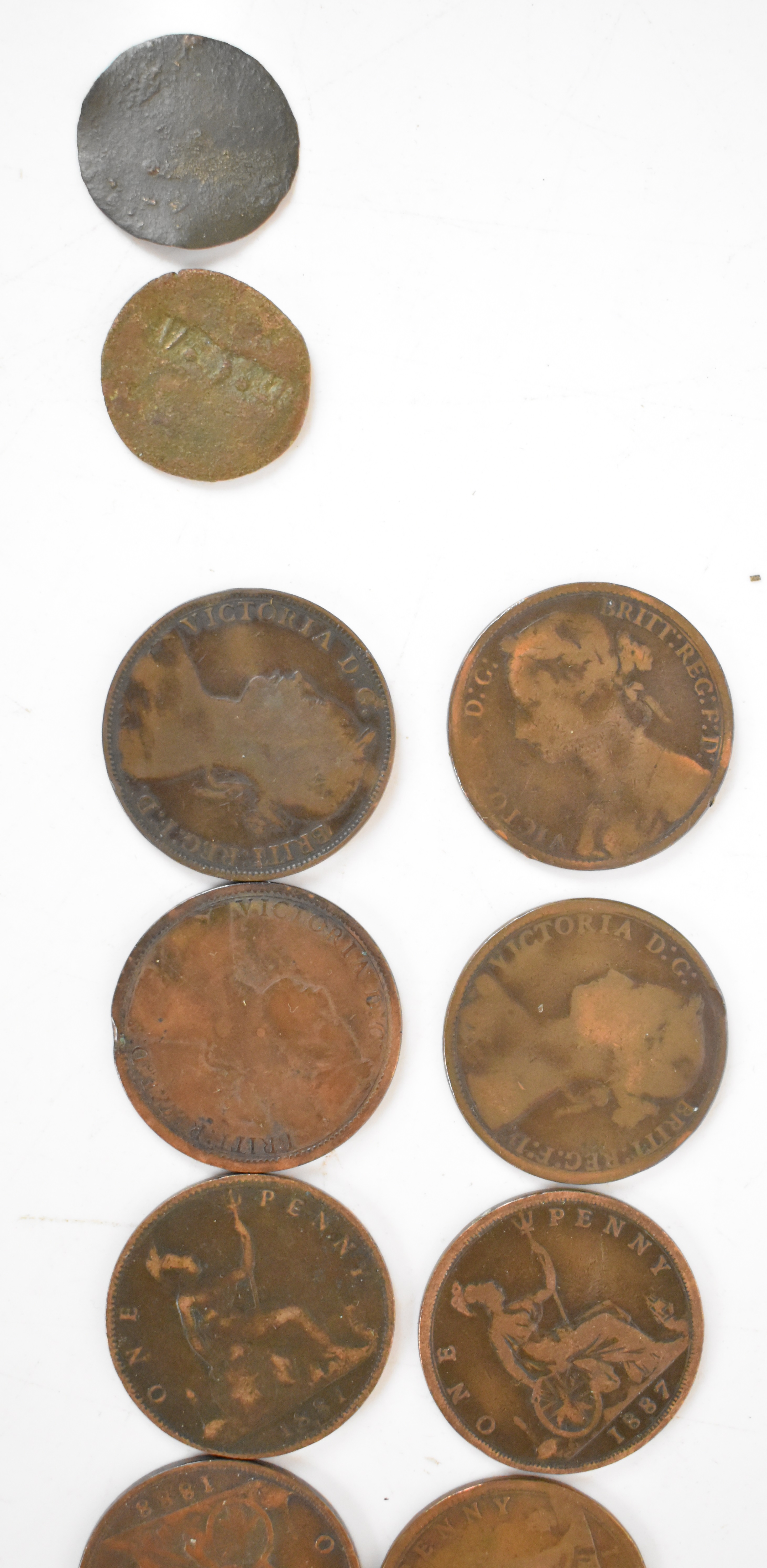 Georgian and later copper coinage to include cartwheel penny - Image 6 of 6