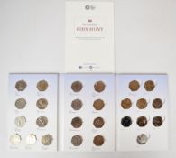 Royal Mint The Great British Coin Hunt UK 50p Coin Collector Album containing 1997-2017 50p coins