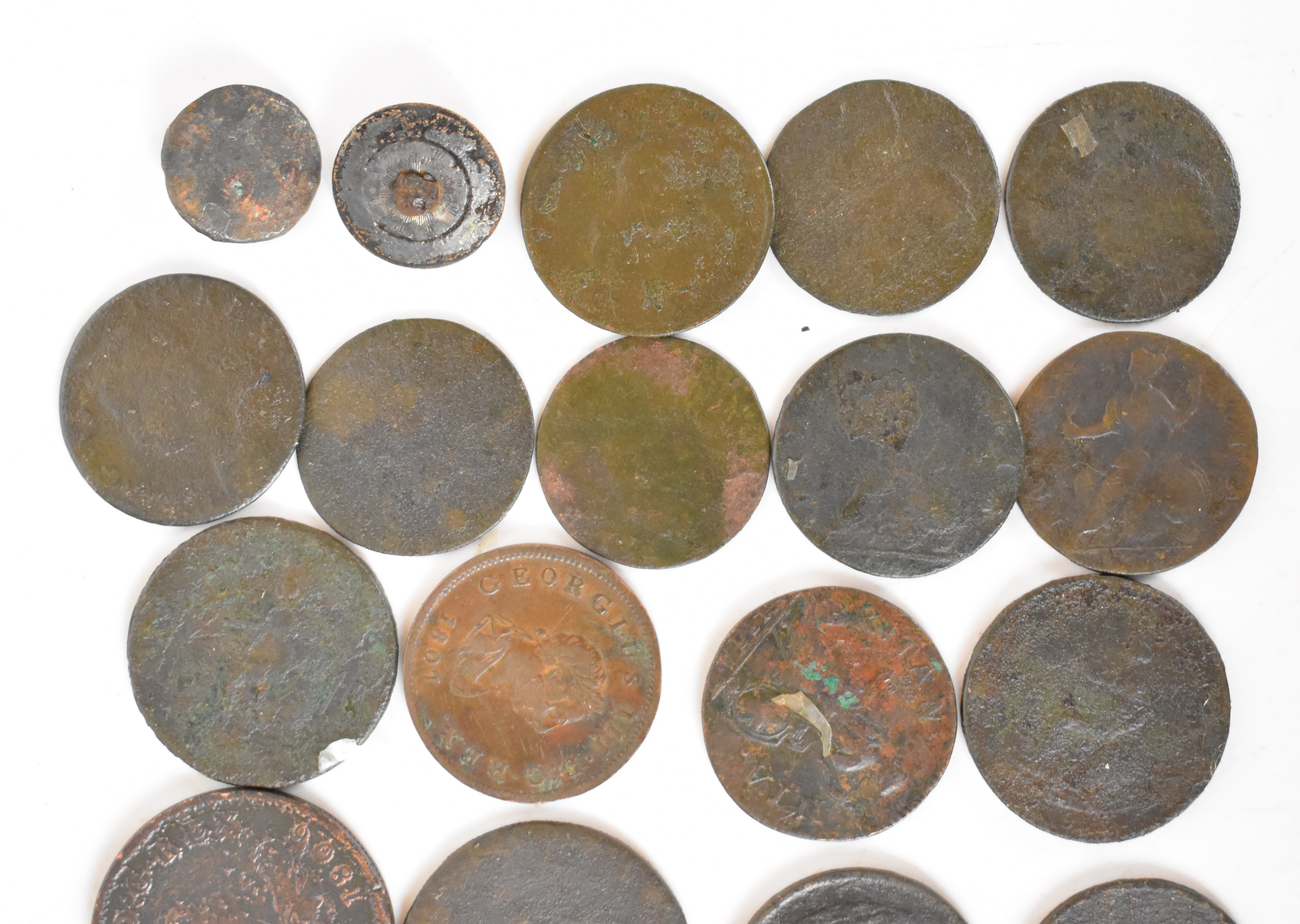 Georgian and later copper coinage to include cartwheel penny - Image 2 of 6