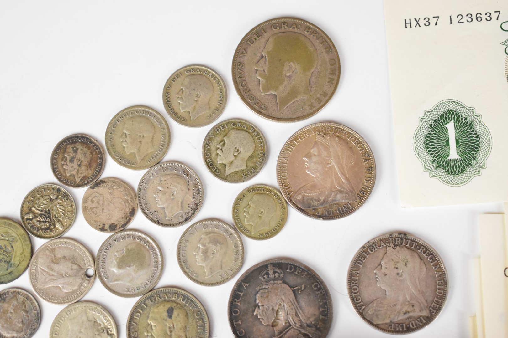 133g Victorian and later pre 1947 coinage, 1951 Festival of Britain crown, John Page £1 and two - Image 2 of 5