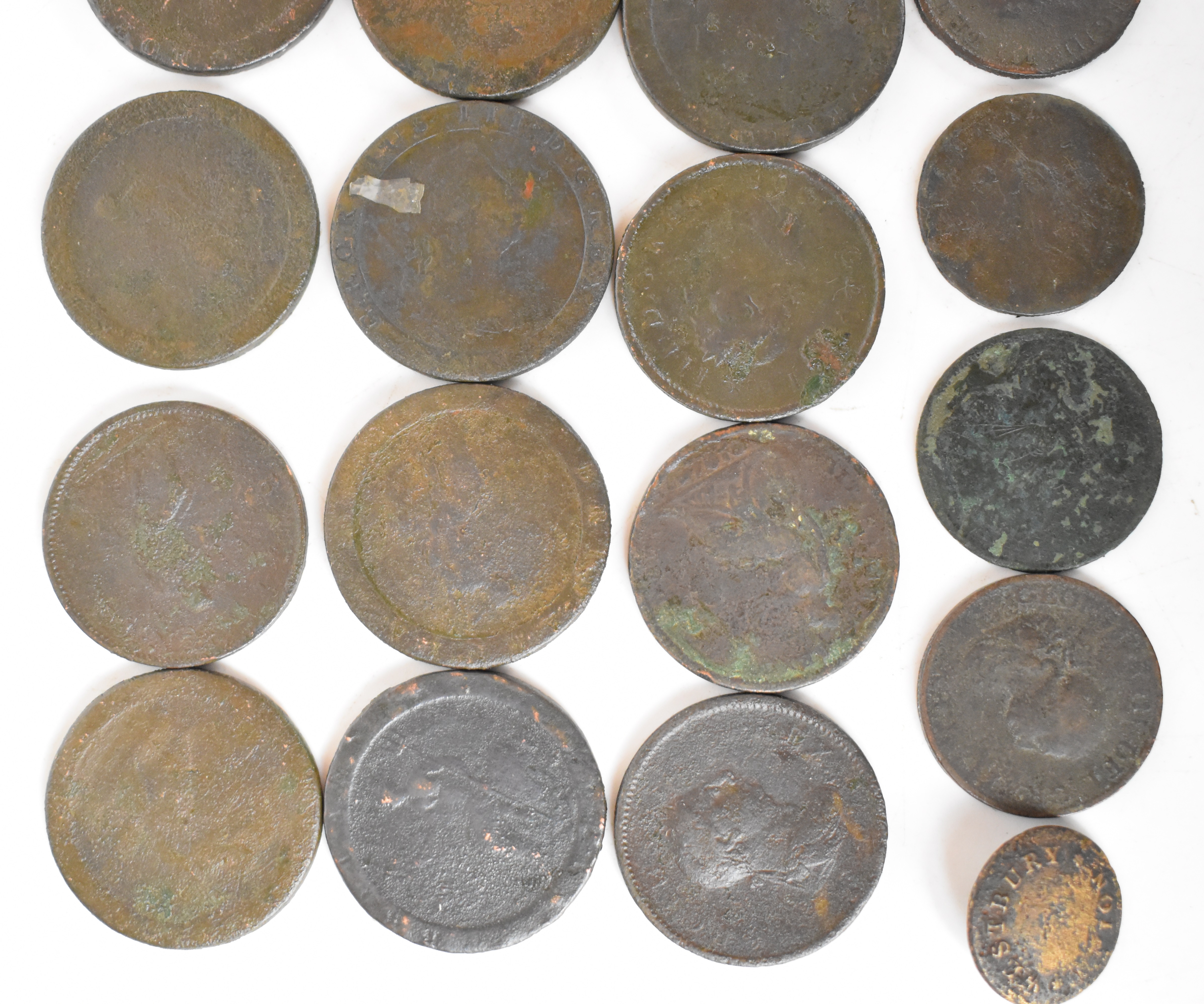 Georgian and later copper coinage to include cartwheel penny - Image 3 of 6