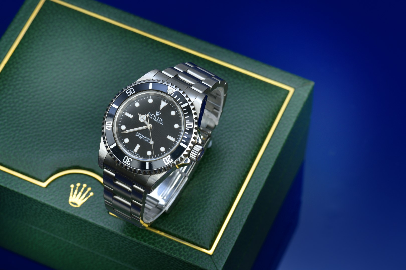 Rolex Oyster perpetual Submariner gentleman's wristwatch ref. 14060M with luminous hands and hour - Image 4 of 11