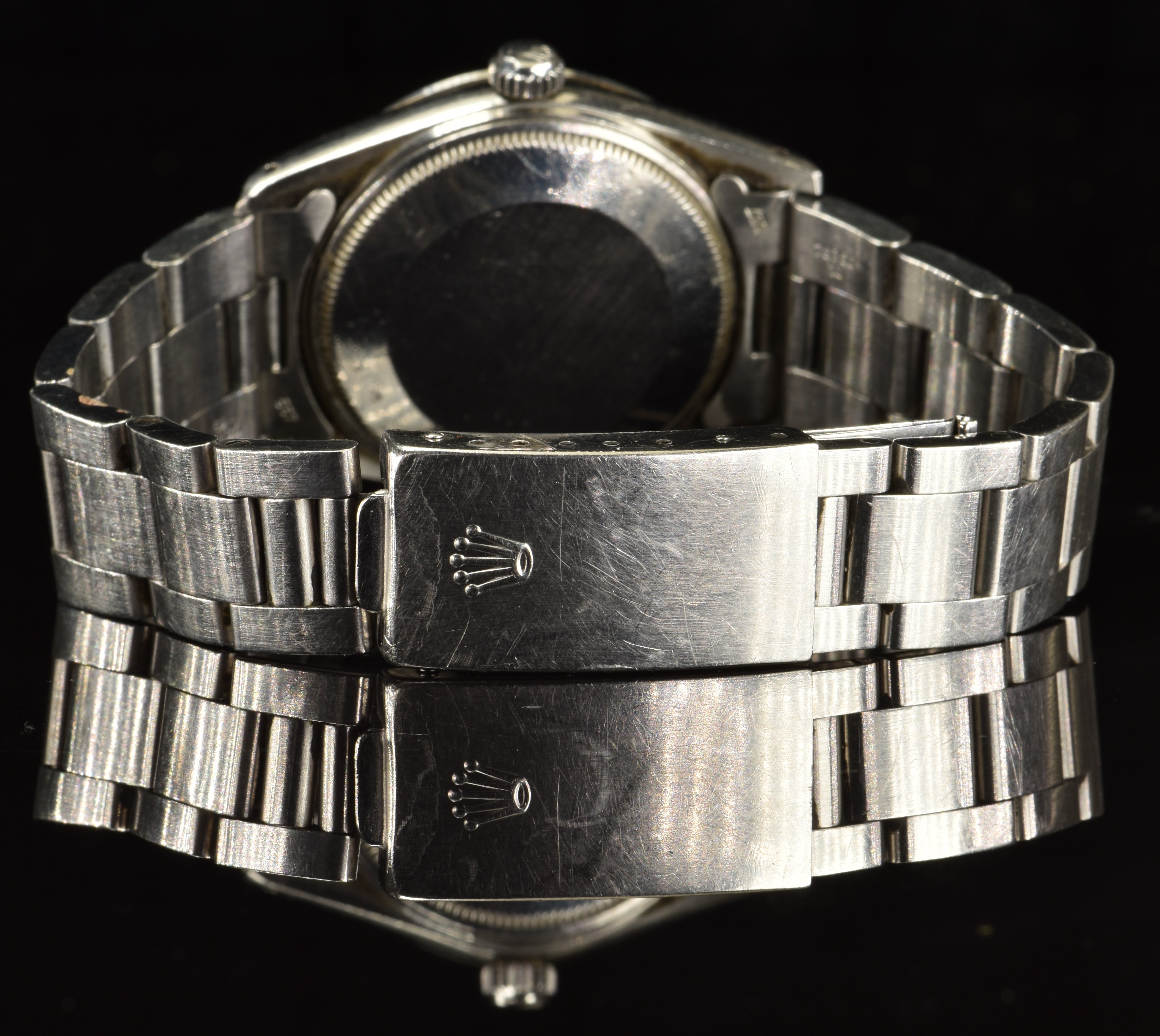 Rolex Oyster Perpetual Date gentleman's wristwatch ref.15000 with date aperture, luminous tipped - Image 6 of 6