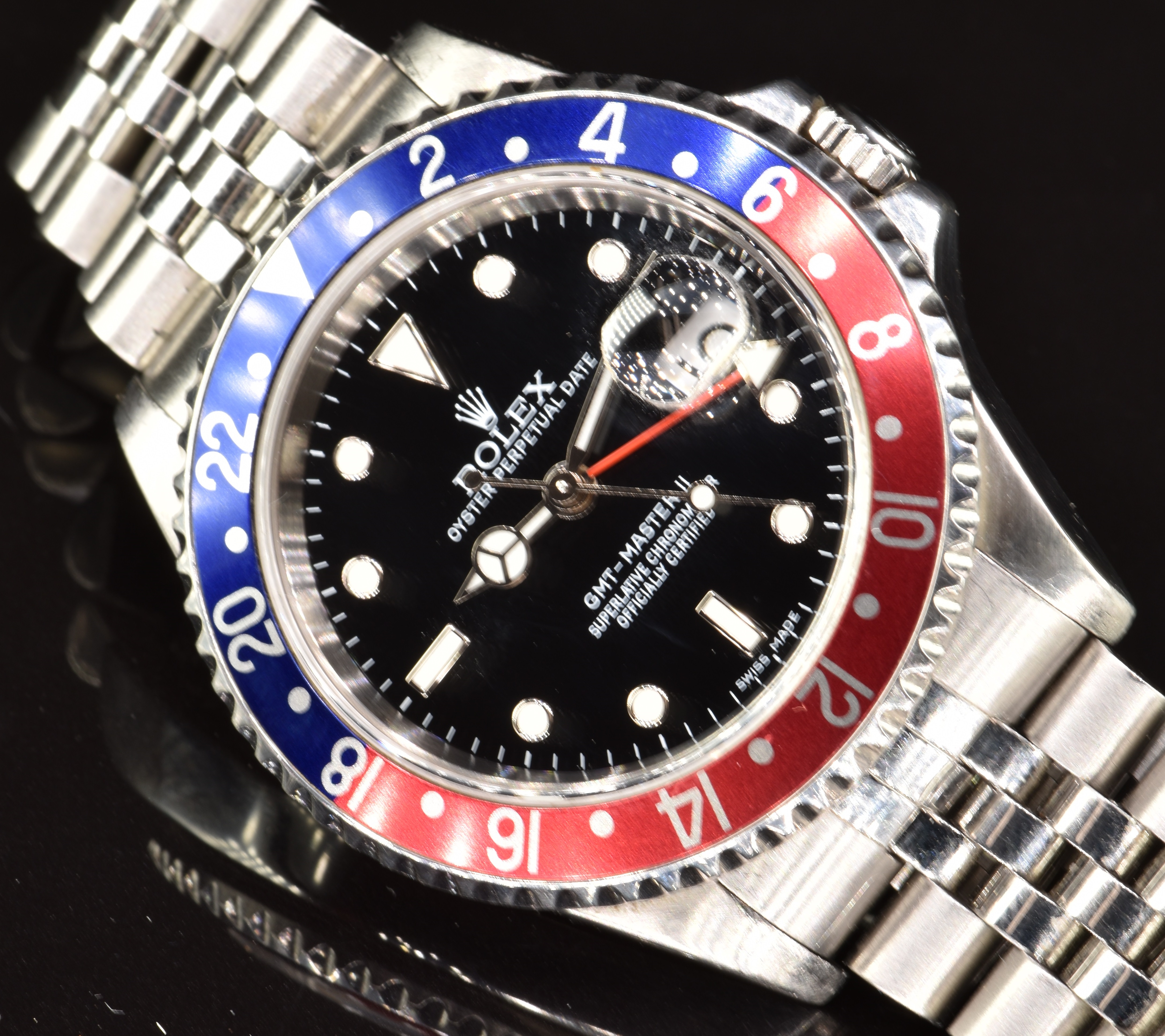 Rolex Oyster Perpetual Date GMT Master II 'Pepsi' gentleman's automatic wristwatch ref. 16710 T, - Image 4 of 8