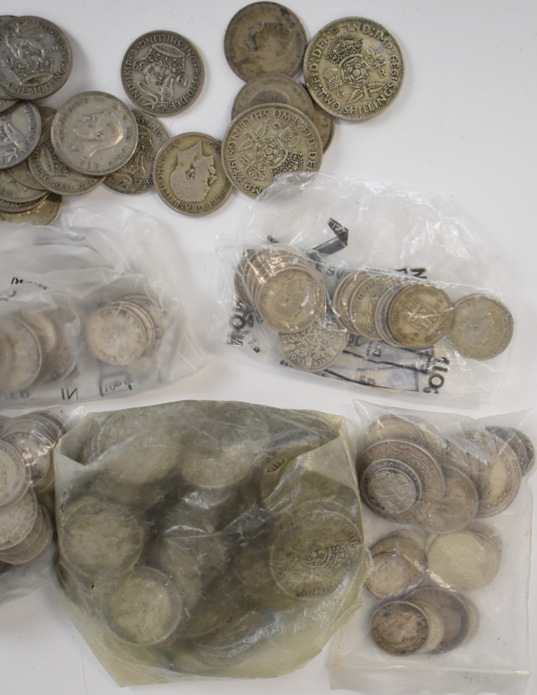 Approximately 1450g of largely pre-1947 silver coinage, includes some USA, Canada and South Africa - Image 2 of 3