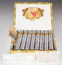 Twenty five Romeo y Julieta Romeo No3 cigars, in tubes PLEASE NOTE ALL ALCOHOL & TOBACCO ITEMS ARE