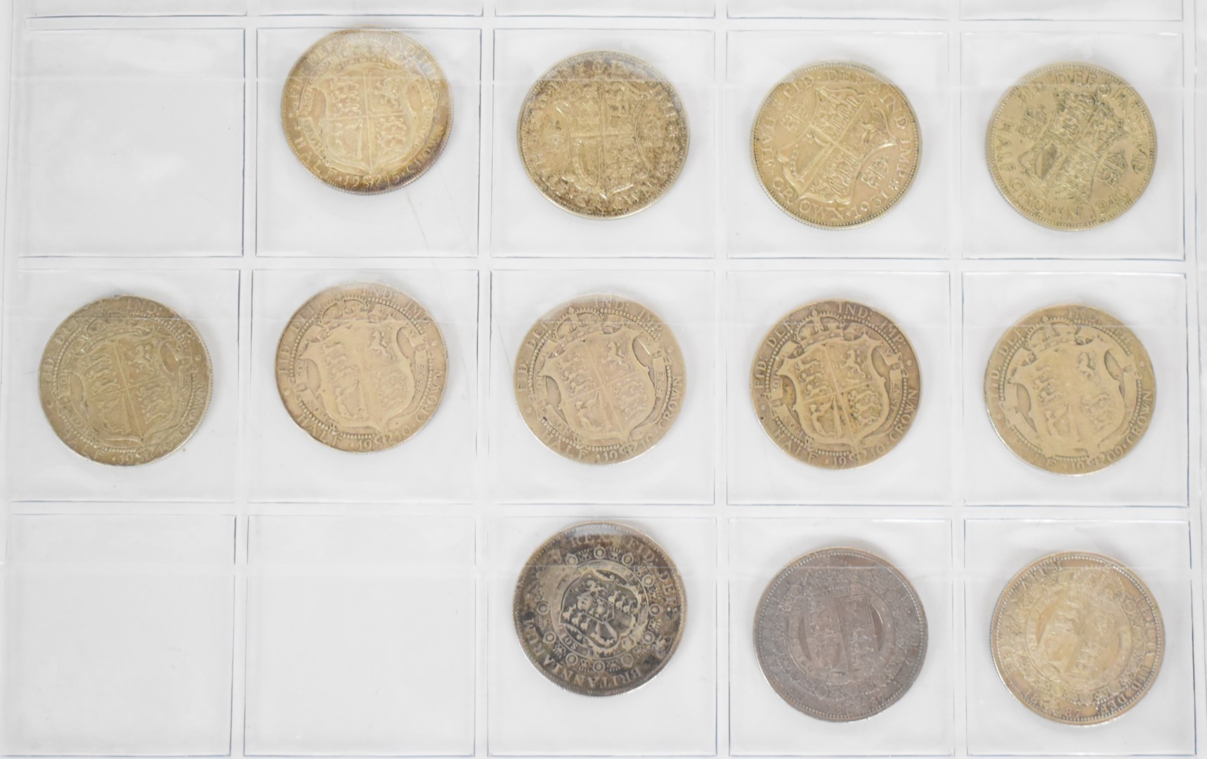 Amateur coin collection of mainly UK Victorian / Edwardian silver coinage and two George IV coins - Image 8 of 9