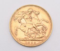 1893 Queen Victoria gold full sovereign