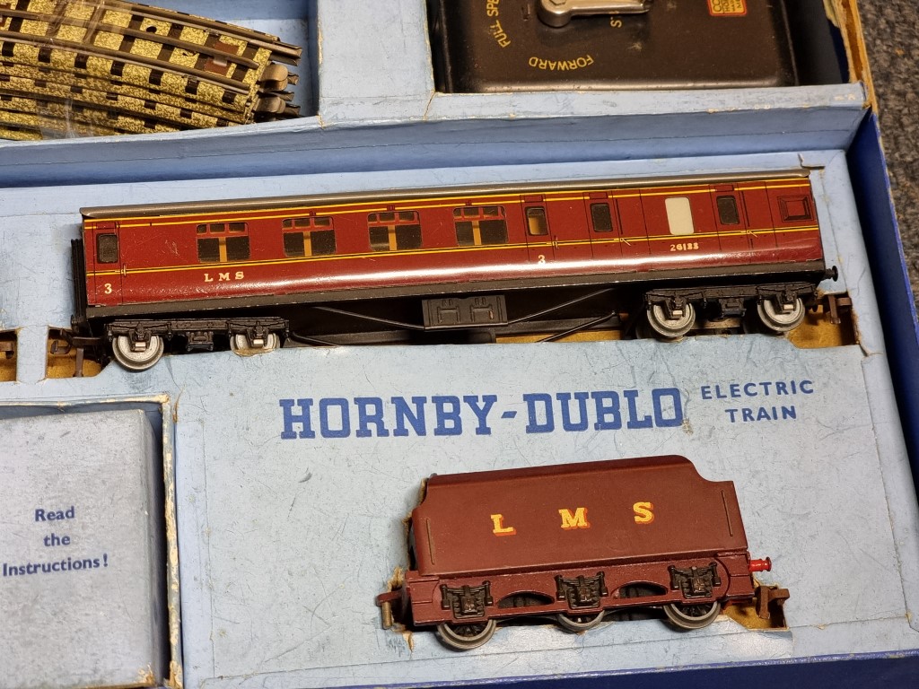 Hornby Dublo: two vintage boxed train sets, comprising: Passenger Train 'Duchess of Montrose' BR ( - Image 4 of 5
