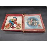 Triang: a vintage tinplate Gyro-Cycle , in original box, (distressed).