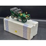 Franklin Mint: a 1905 Rolls Royce 10hp 90th Anniversary edition 1:16th scale model.