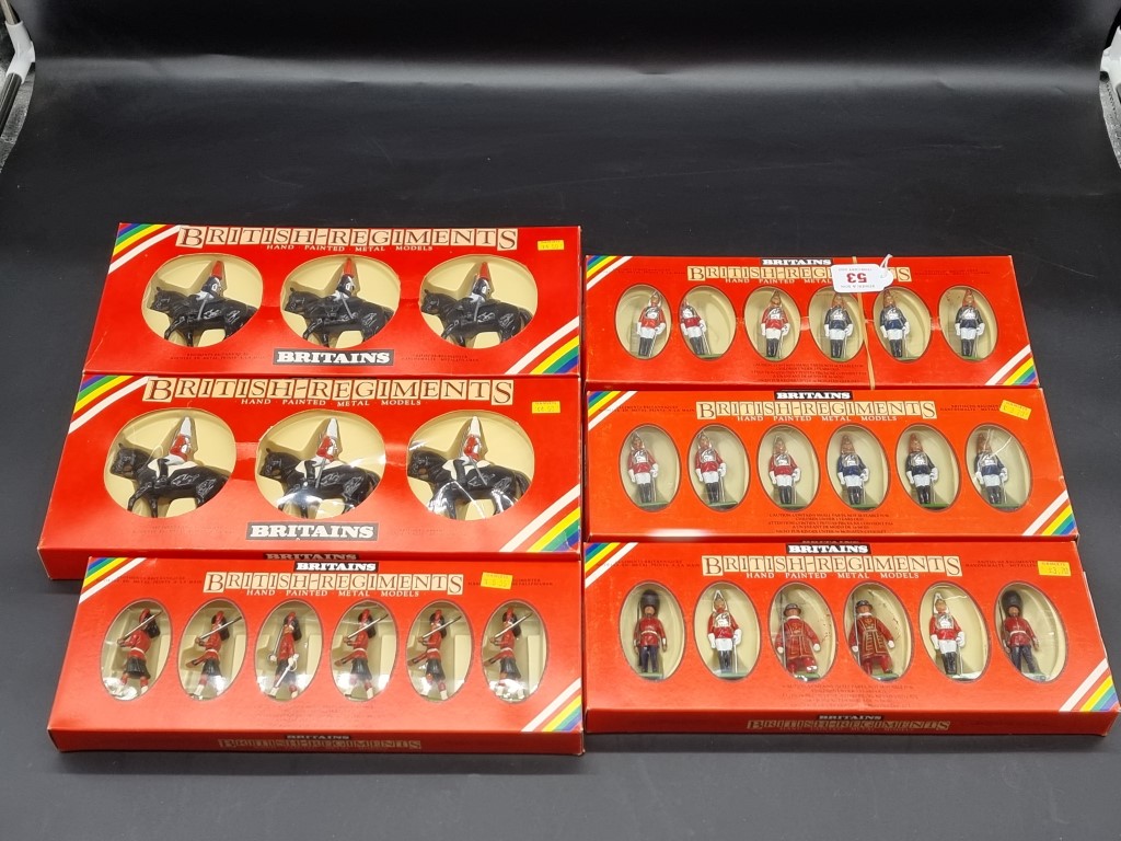 Britains: six boxed sets of 'British Regiments', comprising Nos.7226; 7227 (x2); 7228; 7229 and - Image 2 of 2