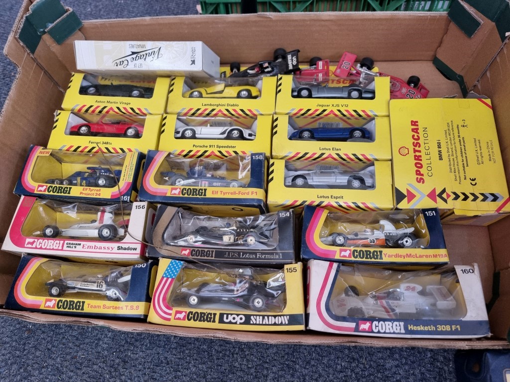 Corgi: 8 boxed 1970s Formula 1 cars; together with a large collection of mainly unboxed vehicles, to - Image 2 of 4