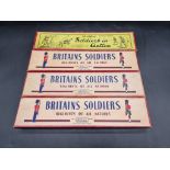 Britains: 'Regiments of all Nations', three boxed sets of soldiers No.1730 (x2); No.432; together
