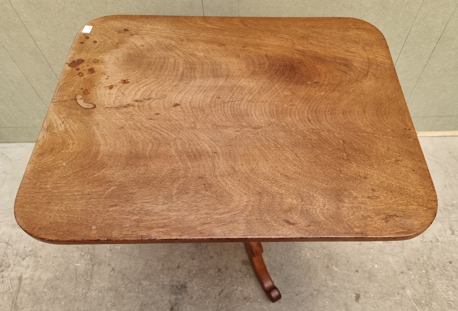 Two mahogany tilt-top tripod tables, comprising: a George III circular example, 60cm diameter; and a - Image 3 of 10