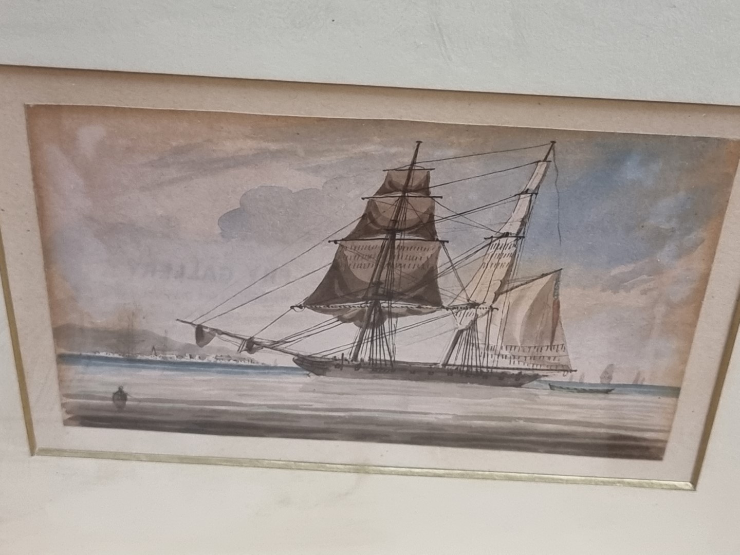 English School, circa 1800, maritime scenes, a set of five,  watercolour, largest 10.5 x 17.5cm; - Image 4 of 11