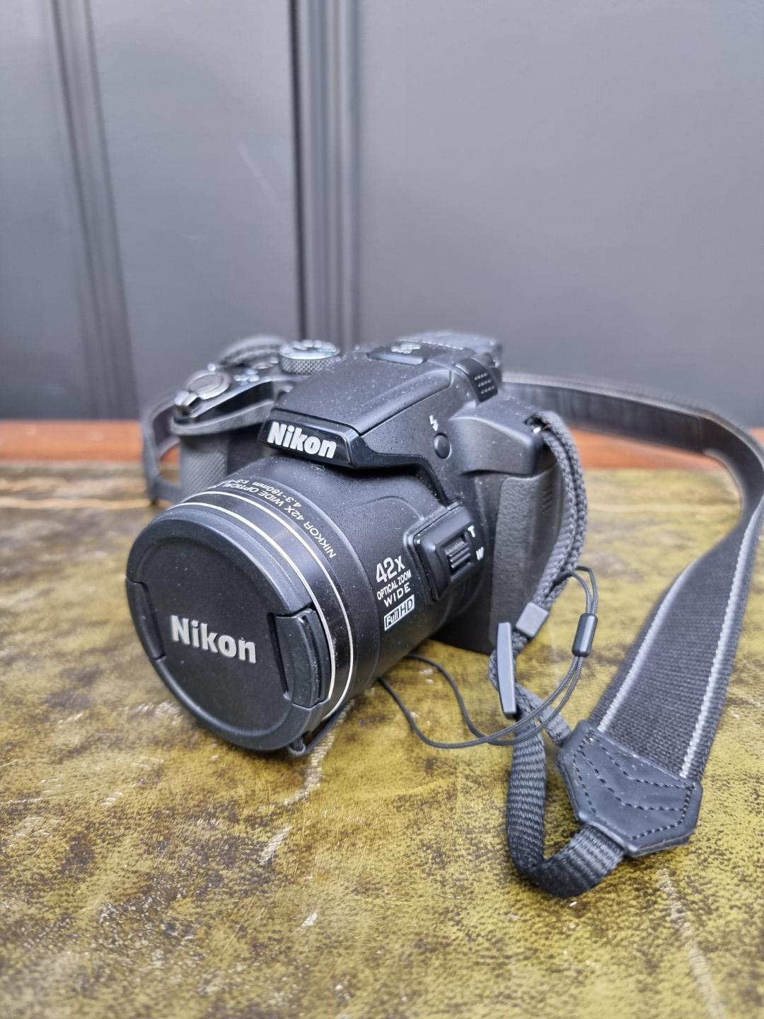 Cameras: a Nikon Coolpix P510, with instruction manual; a Panasonic Lumix DMC-TZ70, with - Image 3 of 3