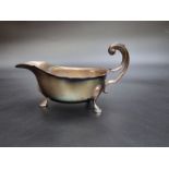 WITHDRAWN FROM SALE A silver sauce boat by Viners, Sheffield 1932, 274g.