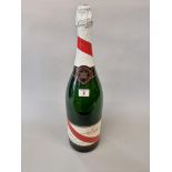 A 3 litre double magnum Mumm & Cie 'Cordon Rouge' shop display champagne bottle, (no contents).