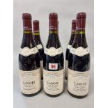 Six 75cl bottles of Ladoix 1er Cru, Les Carrieres, 1999, Edmond Cornu. (6)