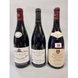 Three 75cl bottles of French red wine, comprising: Nuits-St Georges, 2017, Benjamin Leroux (BB&R);