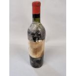 A 75cl bottle of Chateau Margaux 1952.