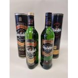 Two 70cl bottles of Glenfiddich whisky, each in card tube. (2)