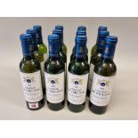 Twelve 37.5cl bottles of Chateau de Fieuzal Blanc, 2000, Pessac-Leognan. (12)