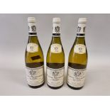 Three 75cl bottles of Puligny-Montrachet, 1er Cru Les Folatieres, 1999, Louis Jadot. (3)