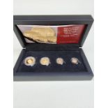 Coins: a Tristan Da Cunha '2020 Pre-decimal 50th Anniversary Gold Sovereign Prestige Set',