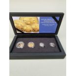 Coins: a Alderney '2022 Her Majesty's Graces Platinum Jubilee Gold Sovereign Prestige Set',