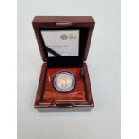 Coins: a Royal Mint 'The Sovereign 2020 Gold Proof Coin', numbered 4870/7995, with CoA and box.