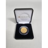 Coins: a 1887 Victoria 'Golden Jubilee 22-Carat Gold Double Sovereign', with CoA and box.