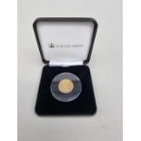 Coins: 'The King George III 1817 22-Carat Solid Gold Sovereign' with CoA and box.