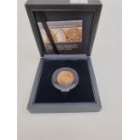 Coins: 'The Queen Elizabeth II Gold Double Sovereign in Proof of 1989', with CoA and box.