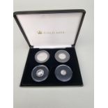 Coins: a 2022 Alderney 'The Platinum Jubilee of Queen Elizabeth II Platinum Proof 4-Coin Sovereign