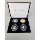 Coins: a 2022 Tristan Da Cunha 'The Queen Elizabeth II Platinum Jubilee Solid 22-Carat Gold Proof