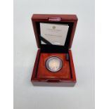 Coins: a Royal Mint 'The Piedfort Sovereign 2022 Gold Proof Coin', numbered 1497/3250, with CoA,