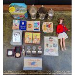 Of Butlins Interest: a mixed group of items, to include: a 1960s Butlins red coat 'Barbie' type