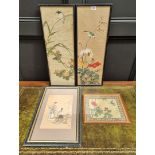 A collection of Japanese woodblock prints, to include examples after Hiroshige Ando; and a small