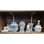 A collection of Poole pottery, to include Carter, Stabler Adams items, largest 17.5cm.