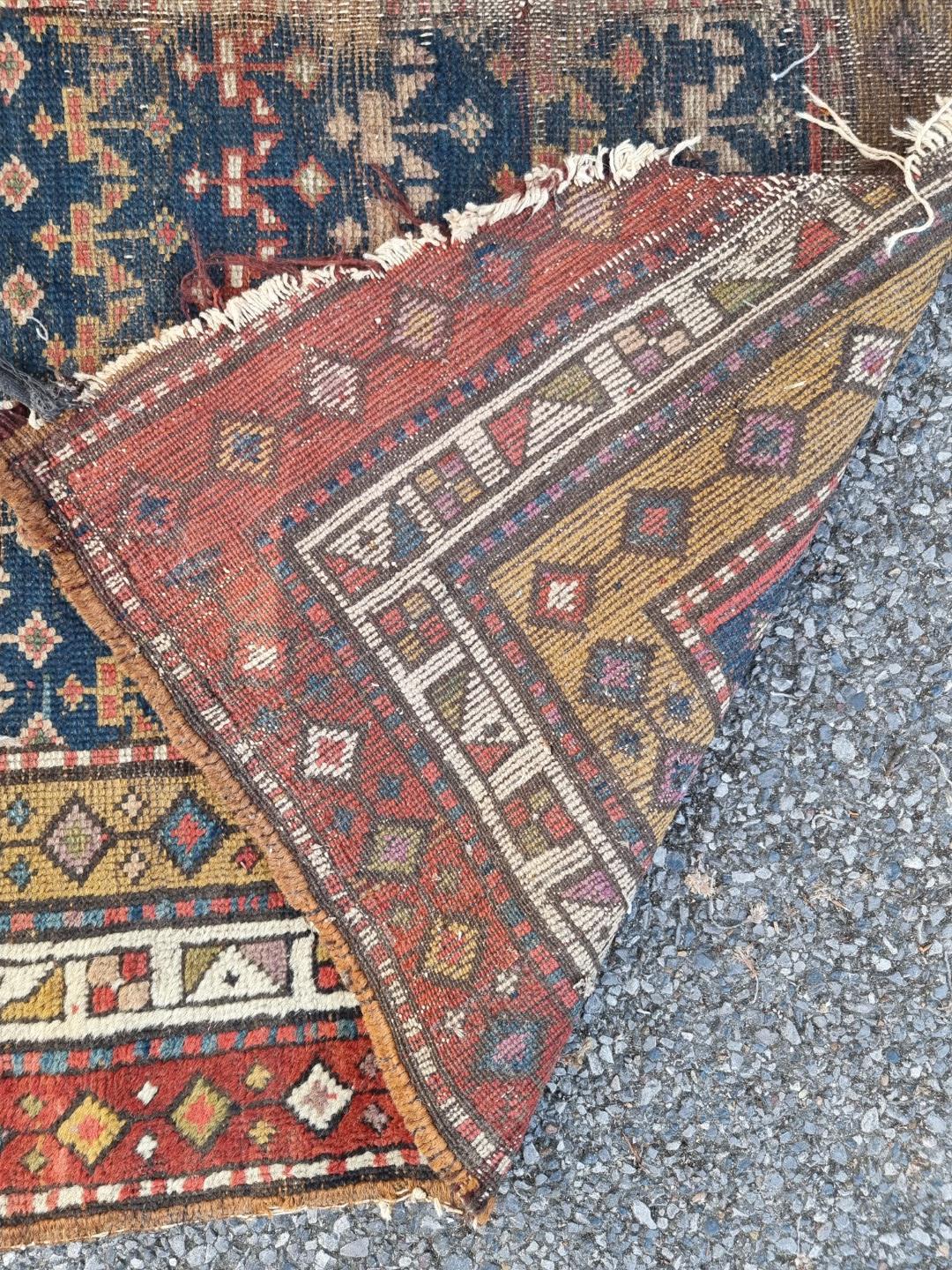 A Persian runner, having repeated central field, with geometric borders, 297 x 98cm. - Image 7 of 7