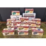A collection of Atlas Editions diecast buses and similar, each boxed. (32)