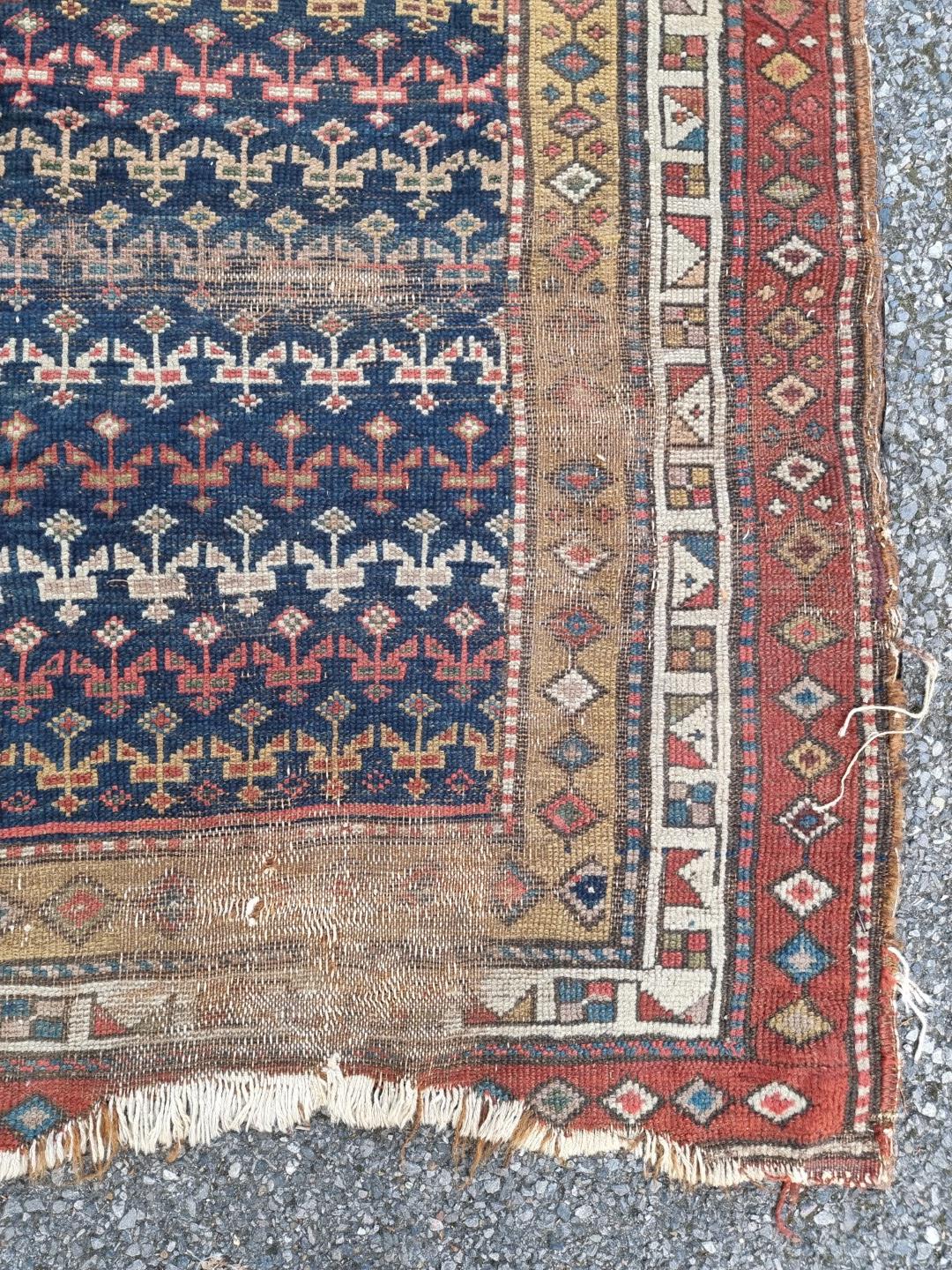 A Persian runner, having repeated central field, with geometric borders, 297 x 98cm. - Image 2 of 7