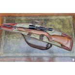 A Webley Tracker .22 cal sidelever air rifle, serial no.25135, with Nikon Stirling 3-9x40 sight,