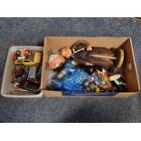 A small group of mixed toys: to include: a Polistil No.582 Mini-Cooper; a vintage Britains lead