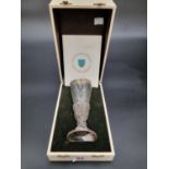 A cased silver 'Chichester Cathedral Ninth Centenary 1975' limited edition goblet, by Aurum,