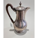A George III silver coffee pot, of baluster form, London 1798, 26.5cm, 692g.